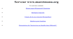 Desktop Screenshot of maretmanu.org